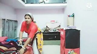 Ấn Độ mon sadaf aunty nóng váy tập luyện