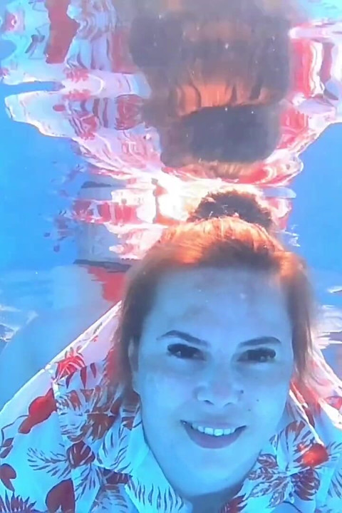 Long Breath Holding Underwater