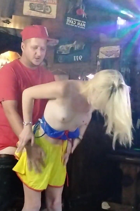 Boring Old Man and Horny Blonde