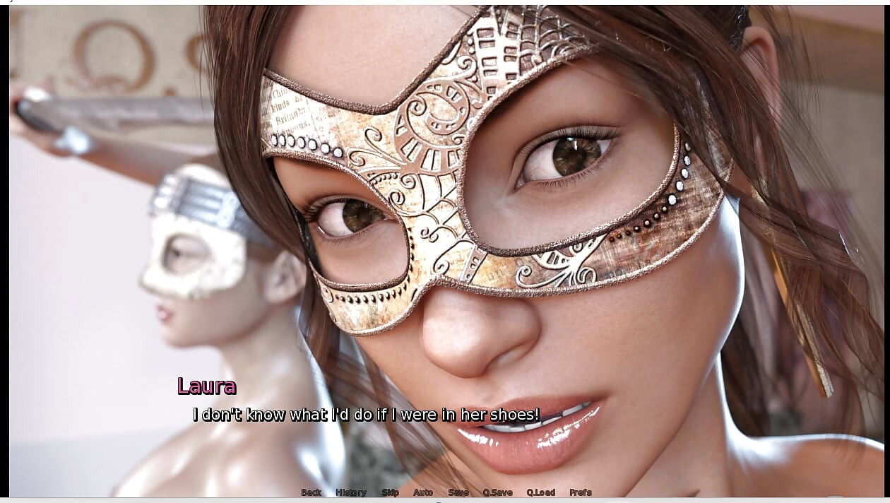 Isteri Laura Lustful Secret Xmas 2024 berkongkek di hadapan suami di galeri seni