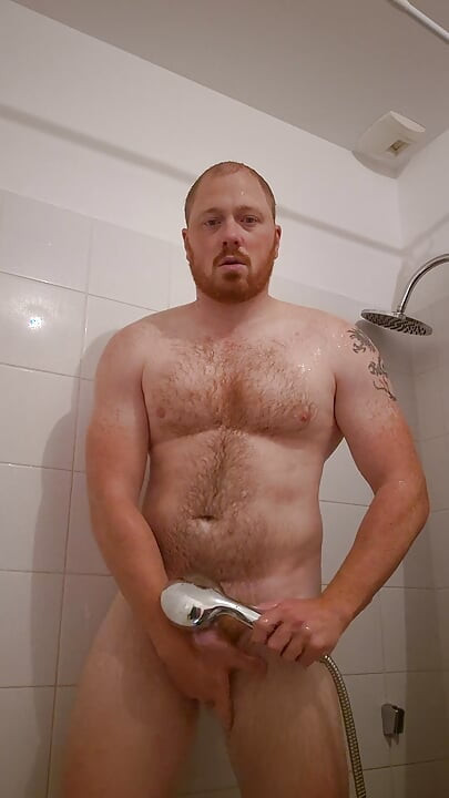 in the shower