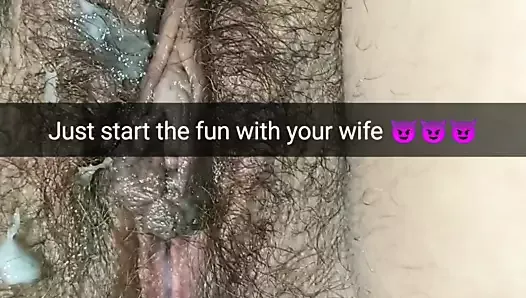 Just start the fun with that fertile cheating MILF pussy!
