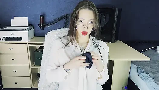 Sexlehrerin unterrichtet anal und muschi ficken und sperma-squirting