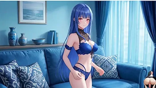 Pretty Young Girl Sharing Passionate Moments AI Hentai