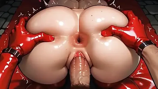Latex Sex! Asmr Cartoon Pussy Fuck!