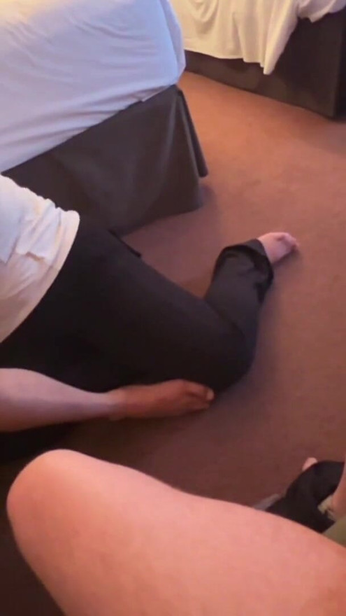 Clit Chastity Cuck Cums Watching! Hotwife Sucks a Big Dick! | Clip 1