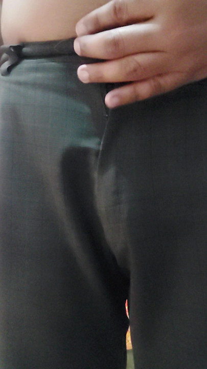 Desi Indian village boy down his pants