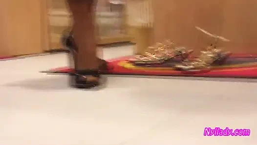 Shopping for New Black Pumps