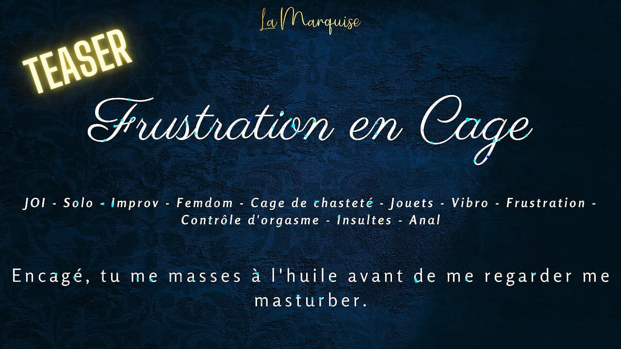 French Audio Roleplay | I'm frustrating you in your little cage