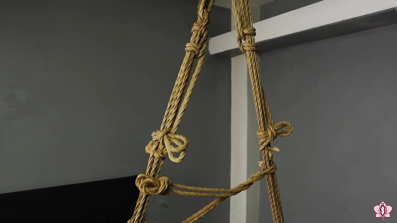 Slave Mila Made to Cum Over and Over in Intense Bondage Suspension (1080p)