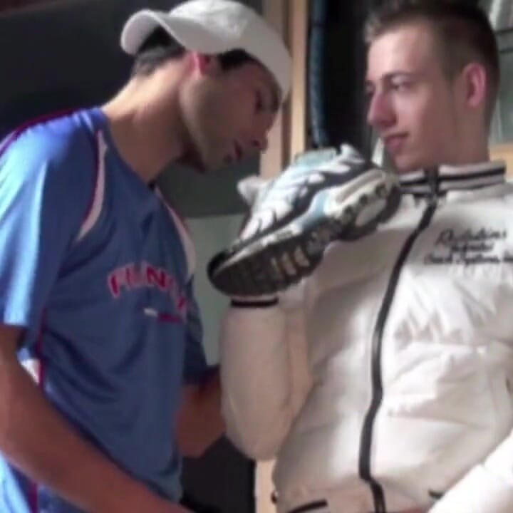 Sneaker humliation for twink and master fetish boy