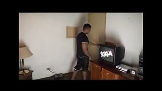 Wild Trans Slut Gets Double Penetrated in Both Holes