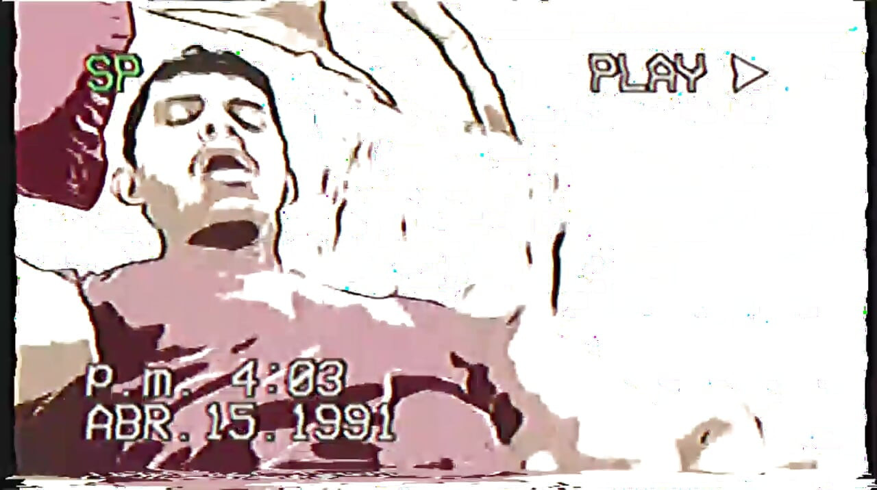 Lonely Stepbrother Masturbates in the Room (Animated Version 1991)