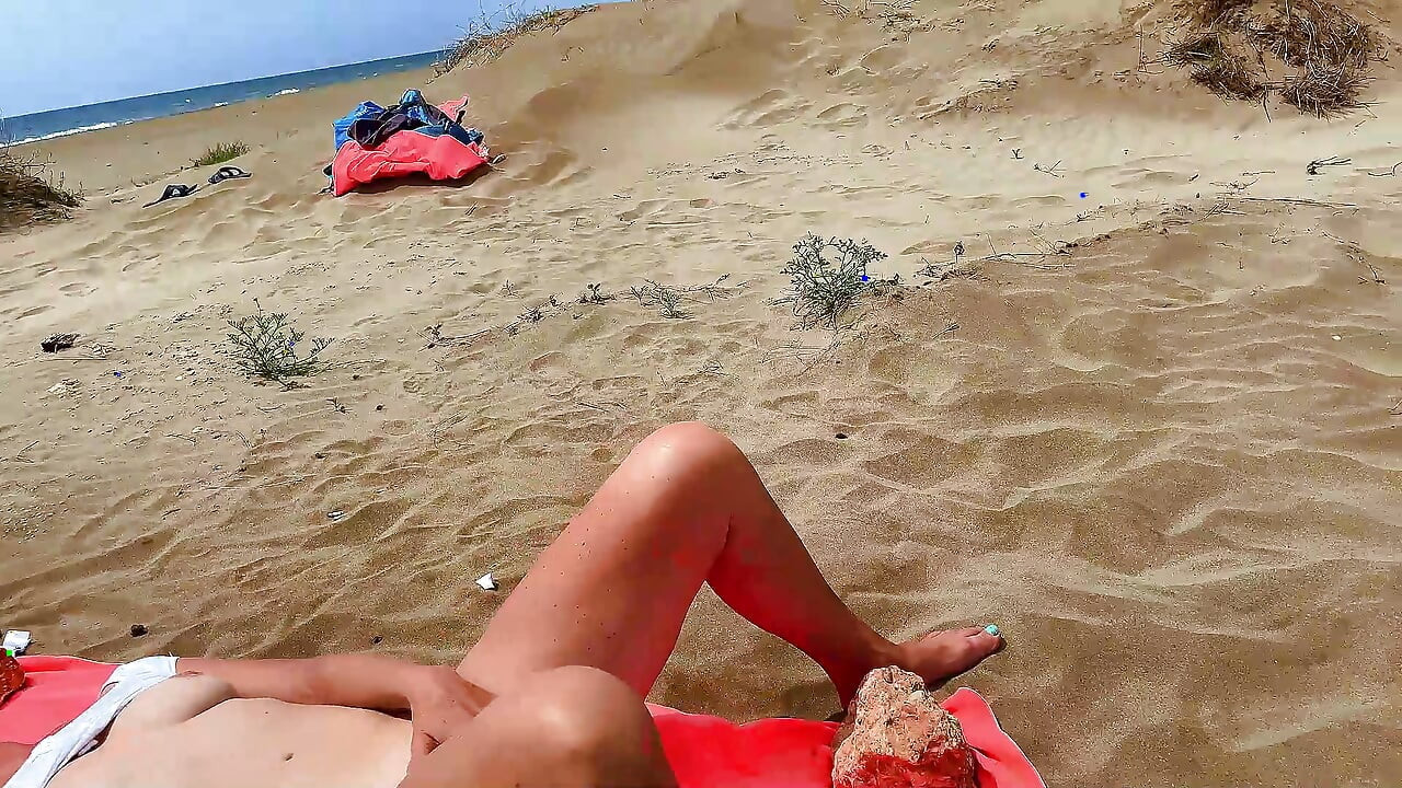 I a stranger on the beach