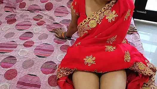 Hot indian desi village aunty was fucking with step-son on clear Hindi audio