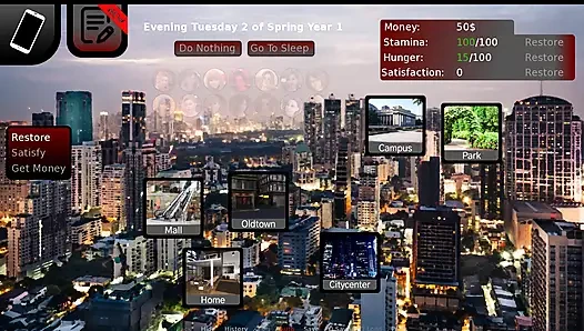 Coed Conquest-Hot brunette has real fuck