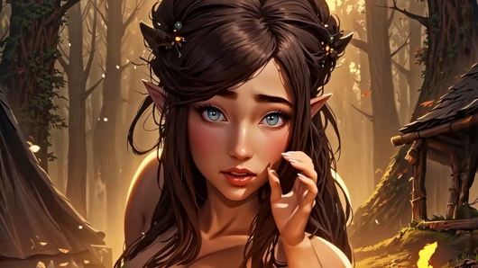 Thessia and the Hunter PART 2 Eye Contact