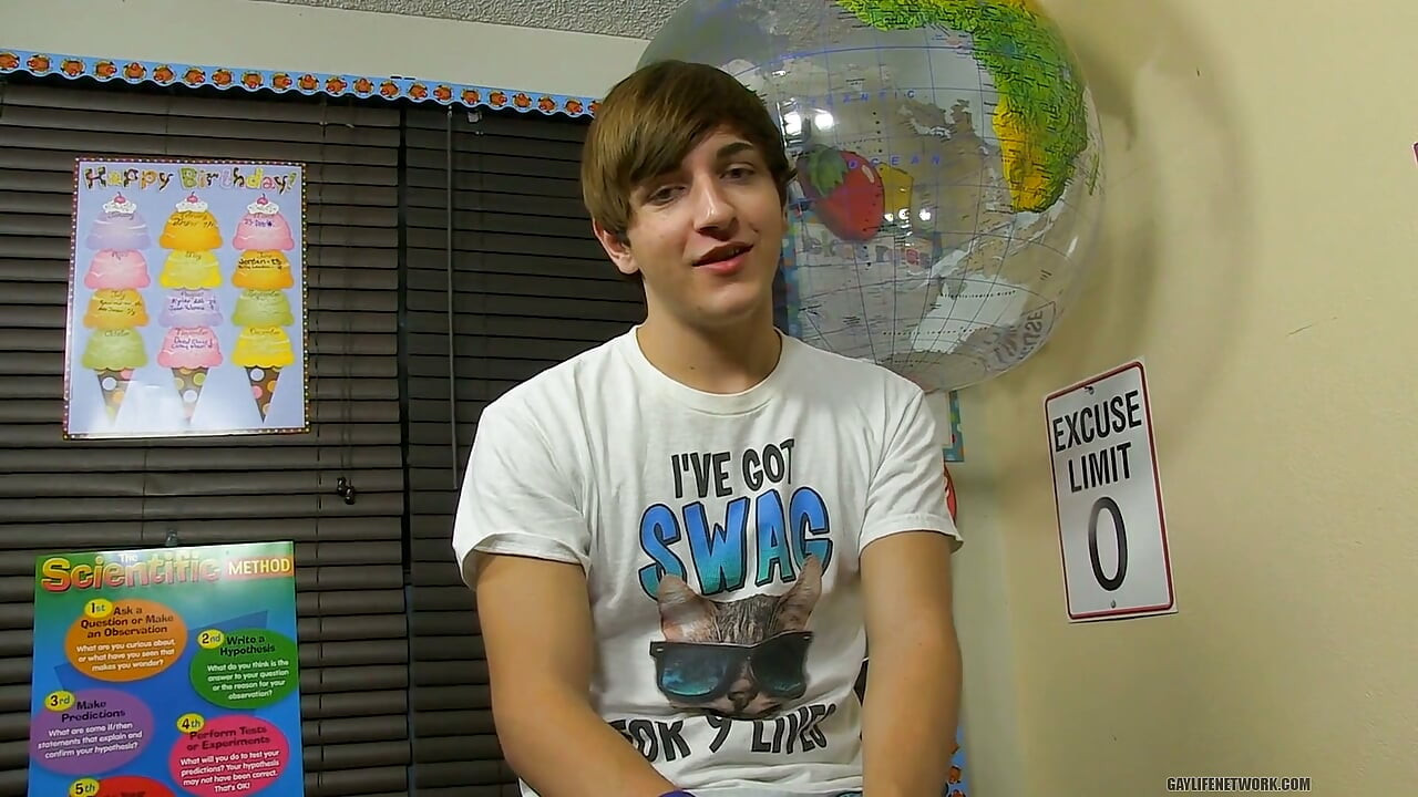 First Timer Colby on Set