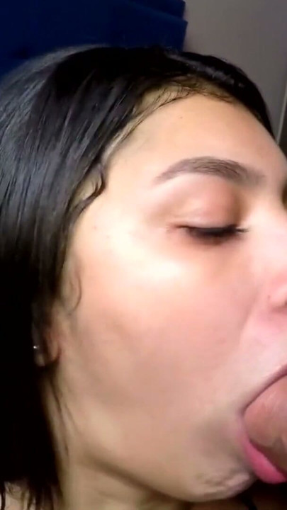 Latina drooling just thinking about my cock in her throat | Clip 1
