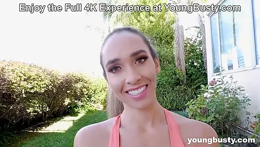 I can put my Legs behind my Back while we fuck! Flexible Briana Moon at YoungBusty
