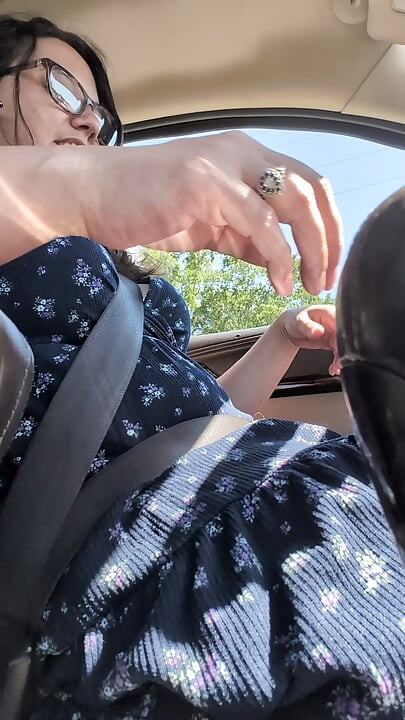 Risicovol spuiten tijdens het rijden tijdens mijn lunchpauze
