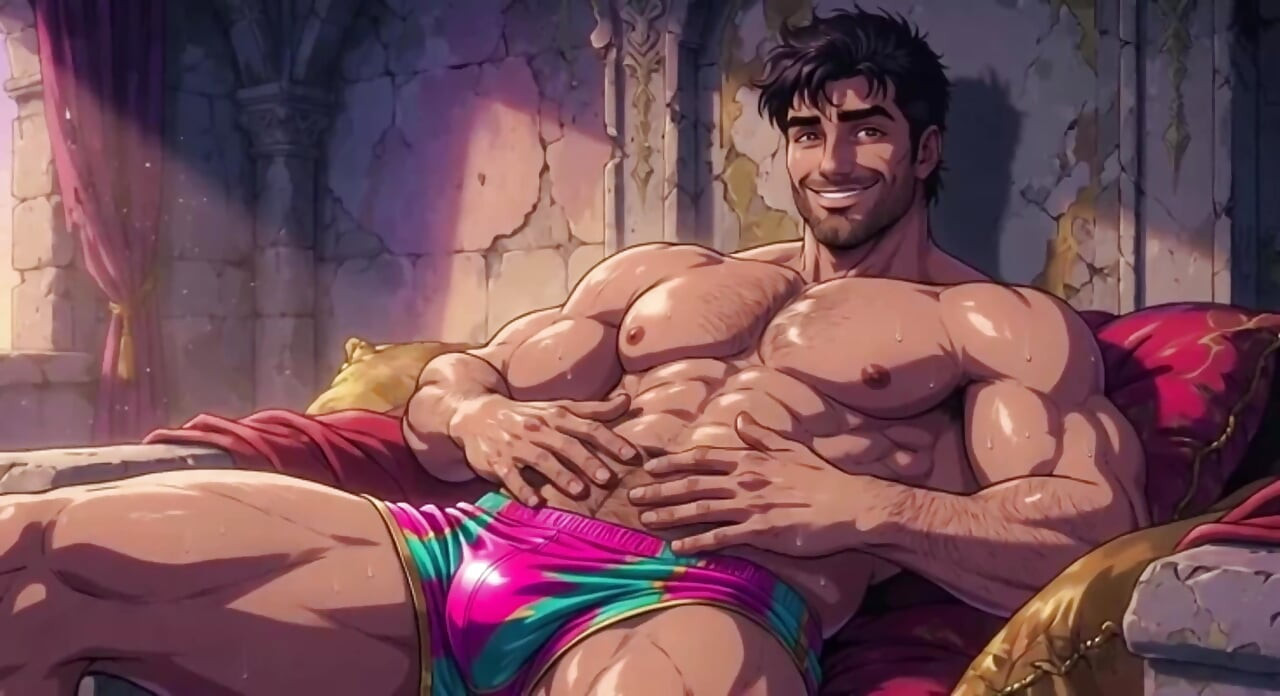 Ερωτικός ήχος και κινούμενα σχέδια Hunk