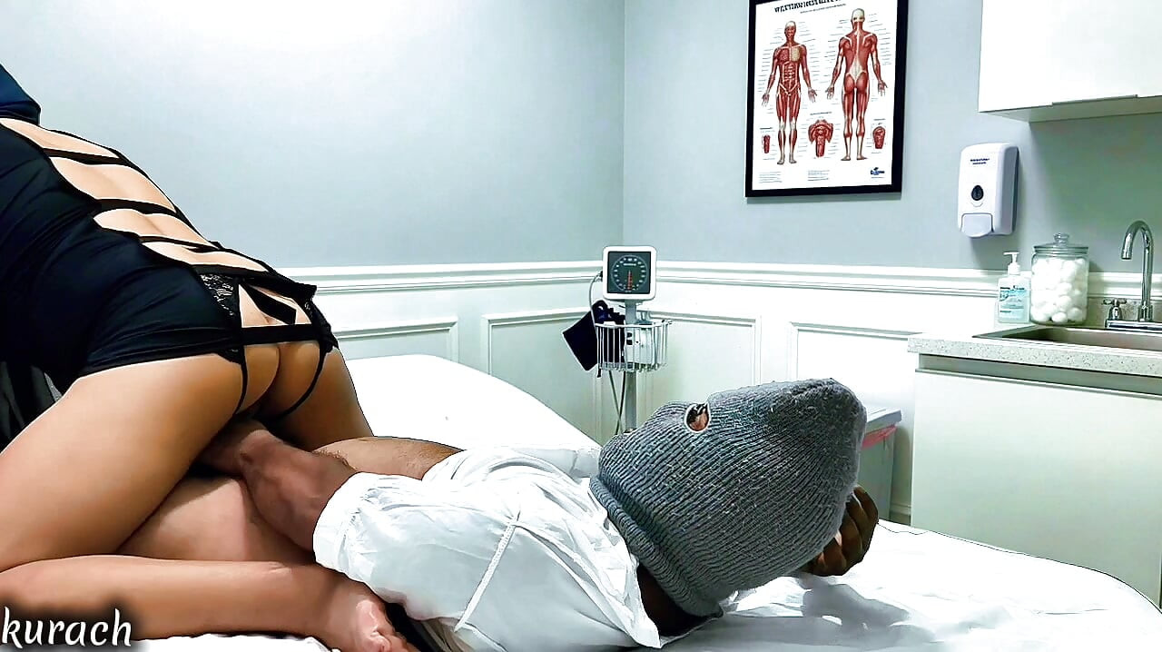 Hot nurse came to a patient and fucked him
