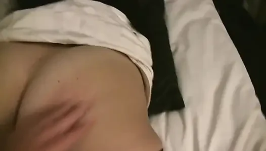 Swemature in fishnet stockings pussy and anal worship with close-ups cum squirt in mouth, swallowing.