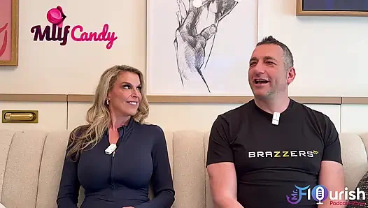 Milfcandy podcast diselenggarakan oleh mrflourish sama tamunya chloe dahl dan lucky steve