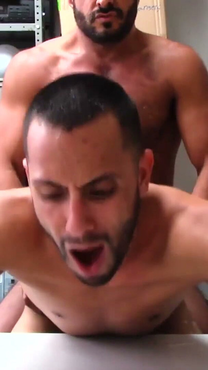 Young perp bent over for raw fucking by officer Maledom | Clip 2