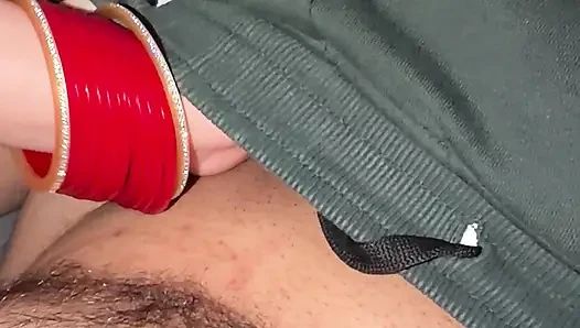 Punjaban blowjob and fucking