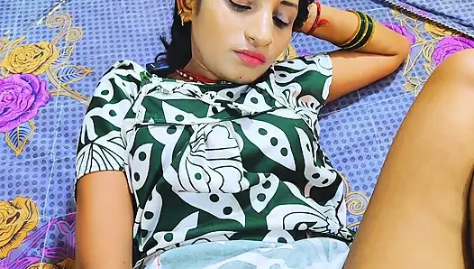 Indian Stepmom Shared Single Bed and Made Stepson Happy Full Hindi audio