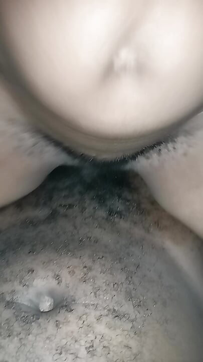 継父のディックに乗ってる