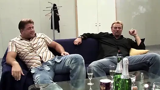 Big Titted French Slut Got Hardcore Double Fucked in Threesome