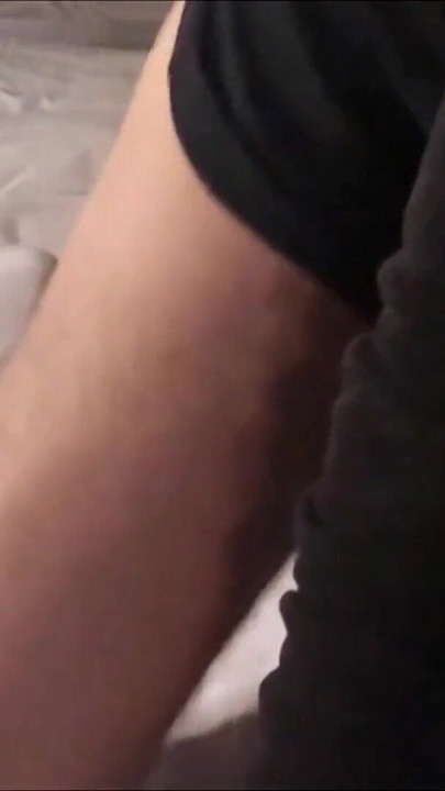 I give a footjob to a stranger in a hotel with my black pantyhose | Clip 2