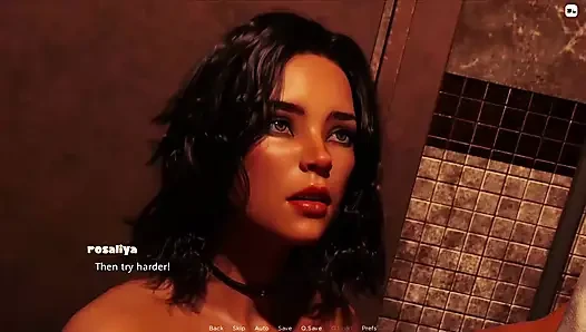 Heller Lord Teil 12 Stiefschwester Emily Blowjob Im Motel-badezimmer