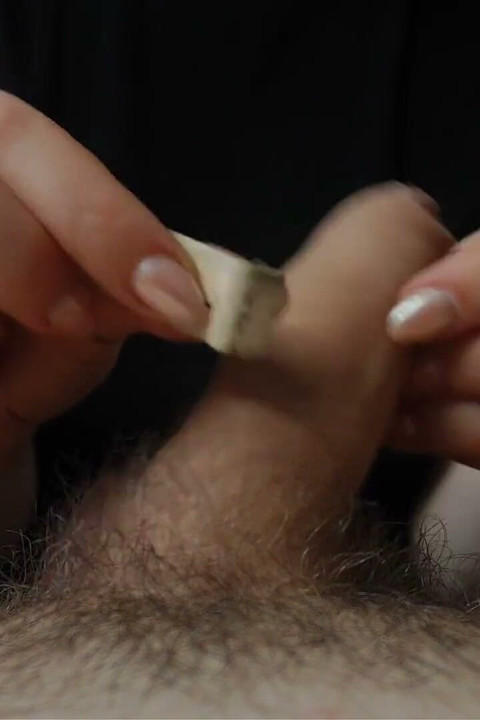 I Measured Him Soft and Hard During a Two-finger Handjob