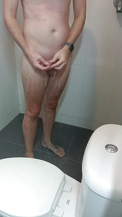Short Shower After Shaving My Dick, My Balls & My Anus