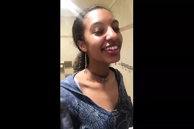 silly ethiopian exposing herself