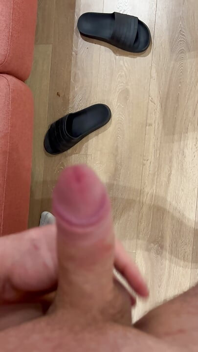 Jerking thick dick
