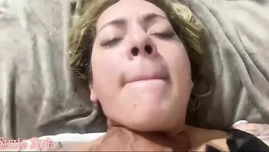 Husband Arrives with a Hard Cock and Shows His Wife the Naughty Girl Falls Into Her Mouth and Releases Her Ass for Him to Fuck