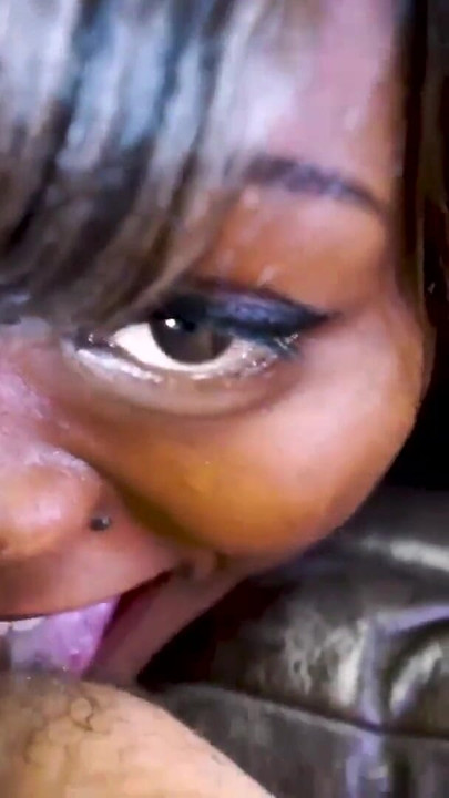 Monae Tiny Brunette Newbie Messy BJ Thirsty Finish Swallowing Cum! | Clip 1