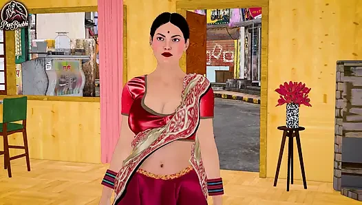 Indian Busty Bhabhi Hard Fucked by Devar - Real Hindi Dirty Talk