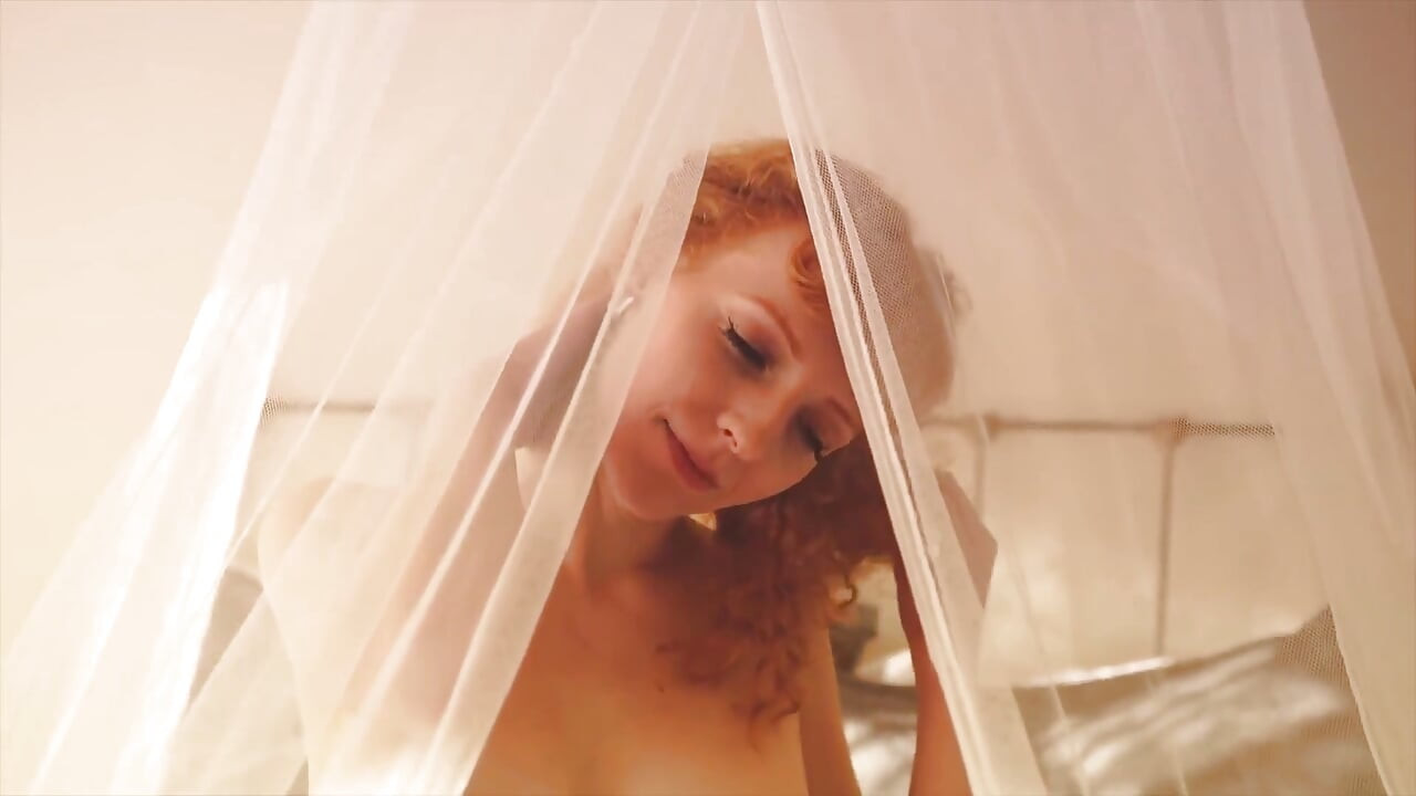 Redhead Beauty Getting Sexy at Home
