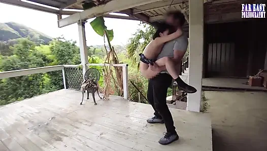 Lifted Thrust Frenzy with a Smooth Tight Beauty Bouncing Hard in Bold Exposed Play -ep-2