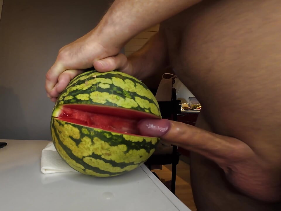 Fucking a virgin Watermelon
