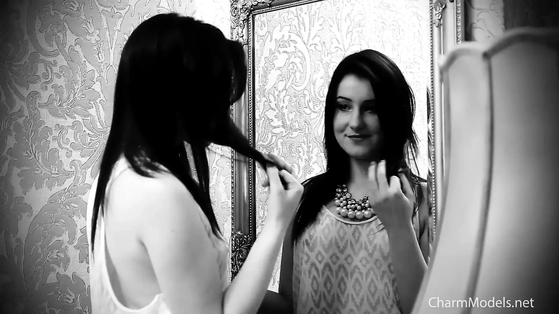 Sabrina Sexy at the Mirror