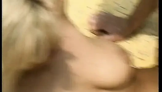 Two fantastic German bitches getting fucked hard in outdoors foursome