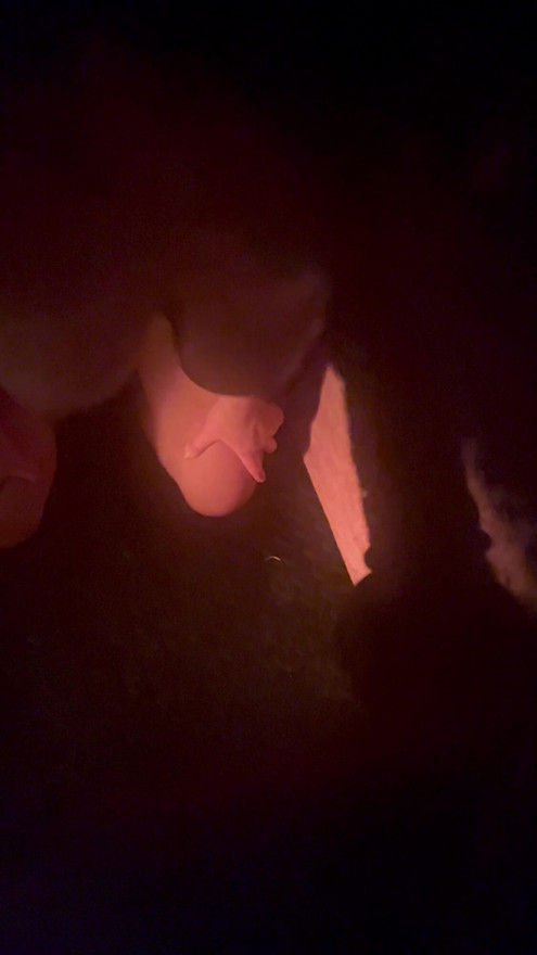 Big Tit Milf Sucking Cock in the Sauna