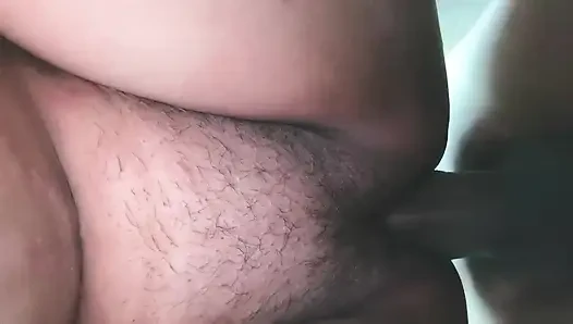 Asian girl's pussy show and fuck in doggy style hard